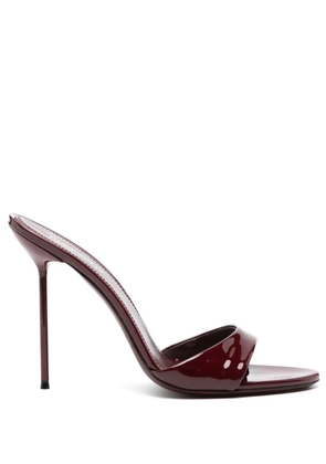 Paris Texas Lidia 105mm patent-leather mules - Red