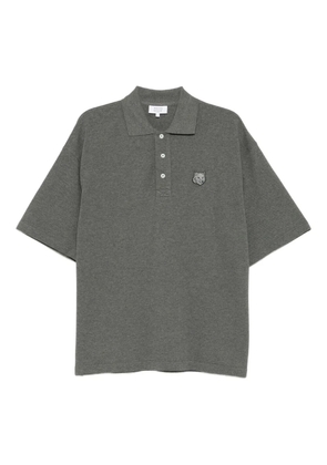 Maison Kitsuné Bold Fox Head Patch polo - Grey