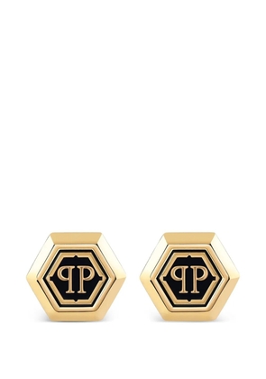 Philipp Plein PP Hexagon cufflinks - Gold