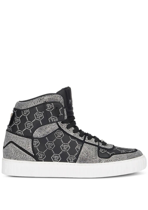 Philipp Plein Carson monogram sneakers - Black