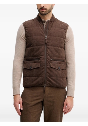Benetton corduroy zip-up jacket - Brown