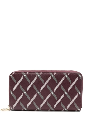 Armani Exchange logo-print wallet - Red