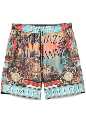 AMIRI Jazz Hideaway shorts - Blue