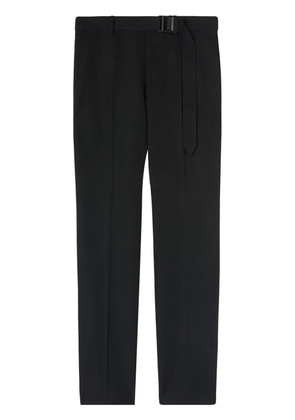 Off-White belted slim-fit trousers - Black