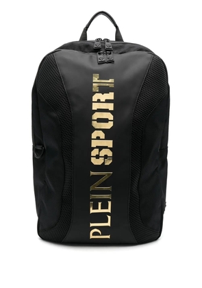 Plein Sport logo-print backpack - Black