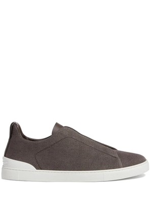 Zegna Triple Stitch sneakers - Brown