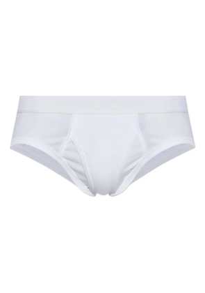TOM FORD logo-waistband briefs - White
