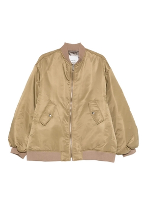 The Frankie Shop zip-fastening bomber jacket - Green