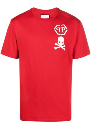Philipp Plein logo-print short-sleeved T-shirt - Red