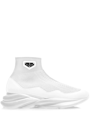 Philipp Plein Skywalker logo-appliqué sneakers - White