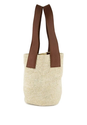 Sensi Studio mini El Varejo woven straw shoulder bag - Neutrals