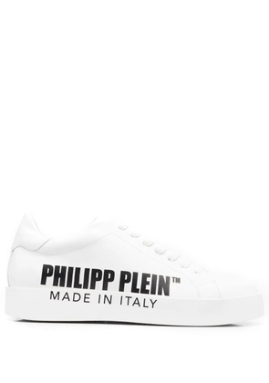 Philipp Plein logo-print low-top sneakers - White