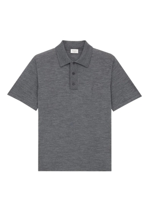 Saint Laurent Cassandre short-sleeve polo shirt - Grey