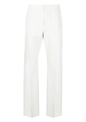 Ferragamo high-waisted straight-leg trousers - White