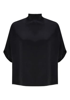 LAPOINTE high-neck cape top - Black