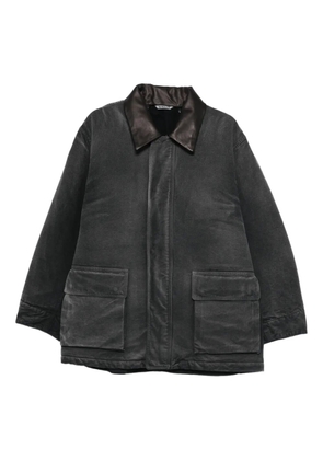 Auralee pocket collared jacket - Black