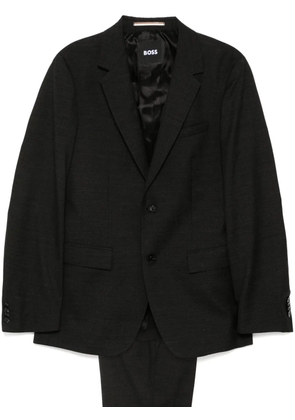 BOSS single-breasted suit - Black