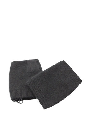 Frenckenberger knitted gloves - Grey