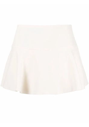 Valentino Garavani flared-effect mini skort - Neutrals
