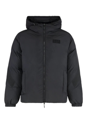 Ea7 Emporio Armani hooded padded jacket - Black