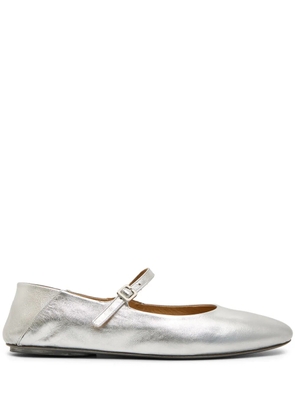 Marsèll Strascico buckled ballet flats - Grey