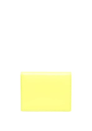 Comme Des Garçons Wallet colour-block leather bi-fold wallet - Yellow
