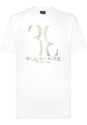 Billionaire logo-print T-shirt - White