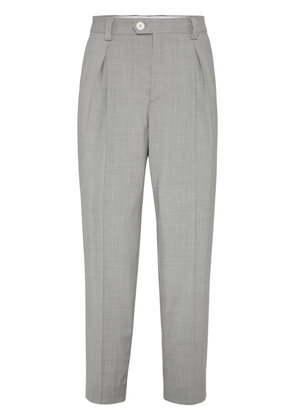 Brunello Cucinelli wool trousers - Grey