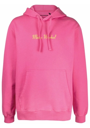 Maharishi Warhol Lunar organic cotton hoodie - Pink