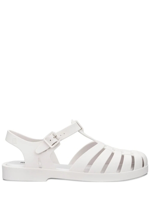 Melissa strappy slide sandals - White