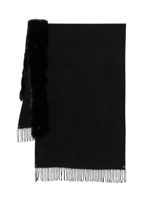 Blugirl fringed scarf - Black