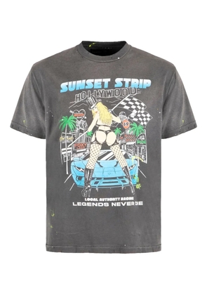 Local Authority graphic-print crew-neck T-shirt - Grey