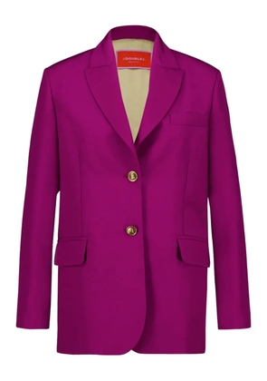 La DoubleJ single-breasted blazer - Purple