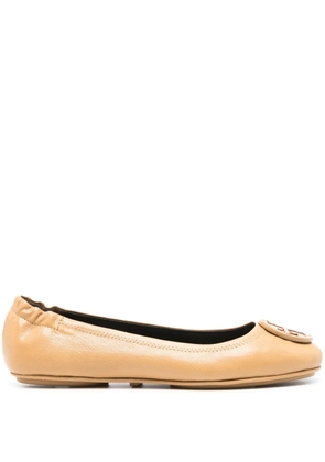 Tory Burch Minnie Trave ballerina shoes - Neutrals