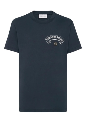 Philipp Plein back-logo crew-neck T-shirt - Blue