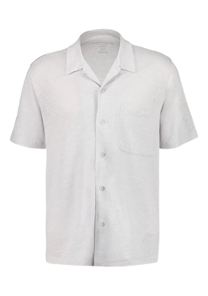Majestic Filatures buttoned linen shirt - Grey