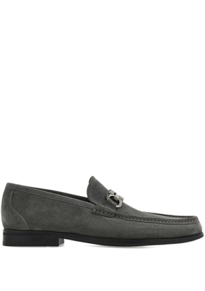 Ferragamo Gancini-buckle loafers - Grey