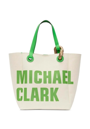 JW Anderson Corner canvas tote bag - White