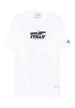 Iceberg graphic-print cotton T-shirt - White