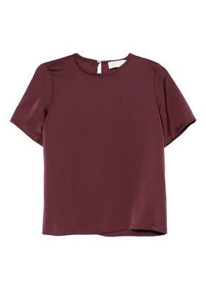 I BLUES short-sleeve round-neck blouse - Red