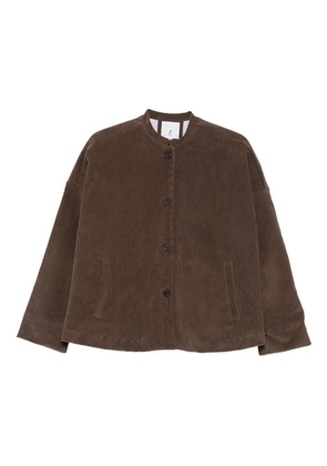 Why Ci corduroy buttoned jacket - Brown