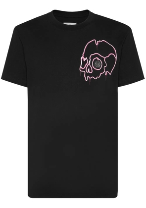 Philipp Plein Dripping Skull cotton T-shirt - Black