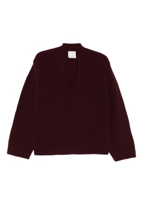 Forte Forte v-neck sweater - Red