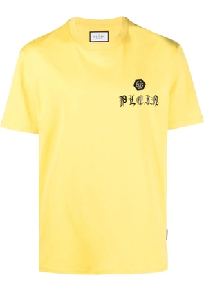 Philipp Plein Gothic Plein short-sleeve T-shirt - Yellow