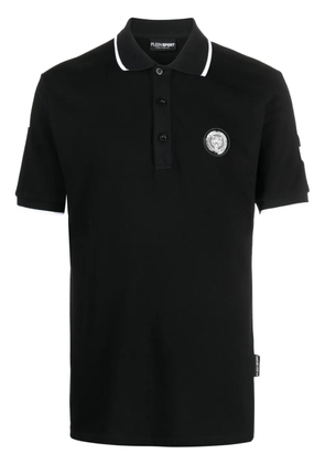 Plein Sport SS cotton polo shirt - Black