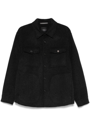 Theory houndstooth-pattern jacket - Black