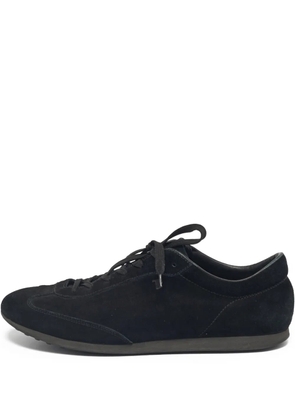 Tod's suede lace-up sneakers - Black