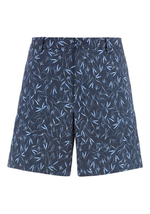 BOSS floral-print bermuda shorts - Blue