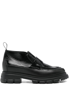 Candice Cooper leather loafers - Black