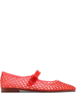 Sam Edelman net-pattern pumps - Red